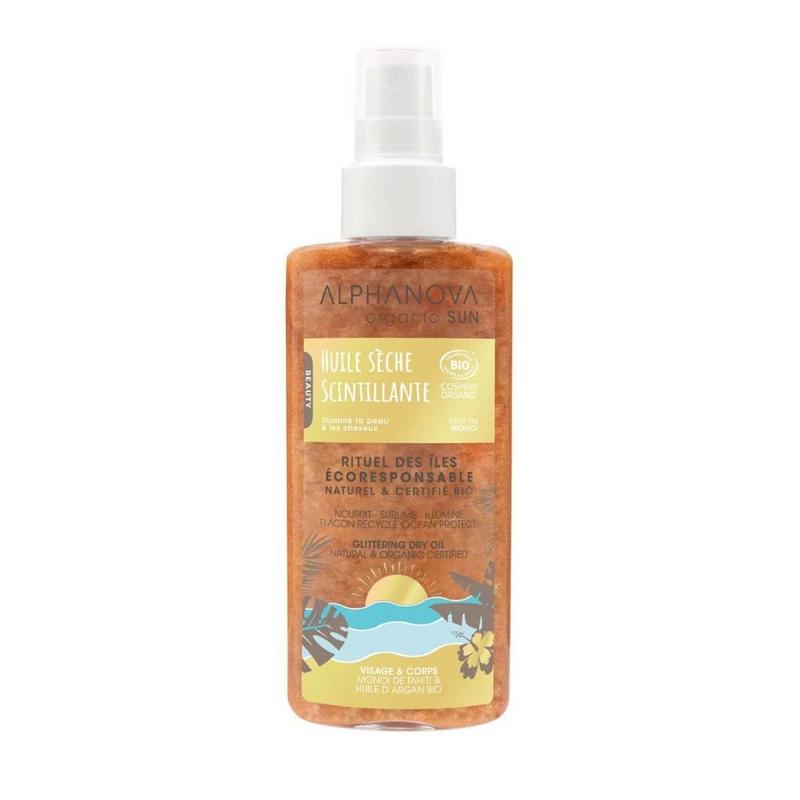 Alphanova Sun Sun bio shimmering dry oil organic