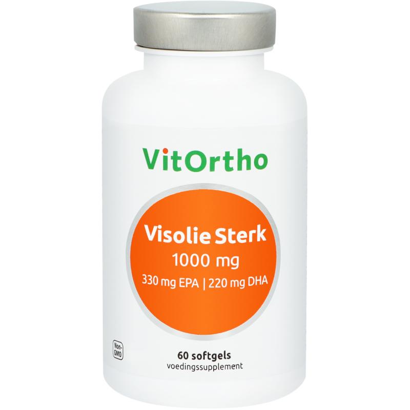 VitOrtho Visolie Sterk 1000mg 330mg EPA 220mg DHA