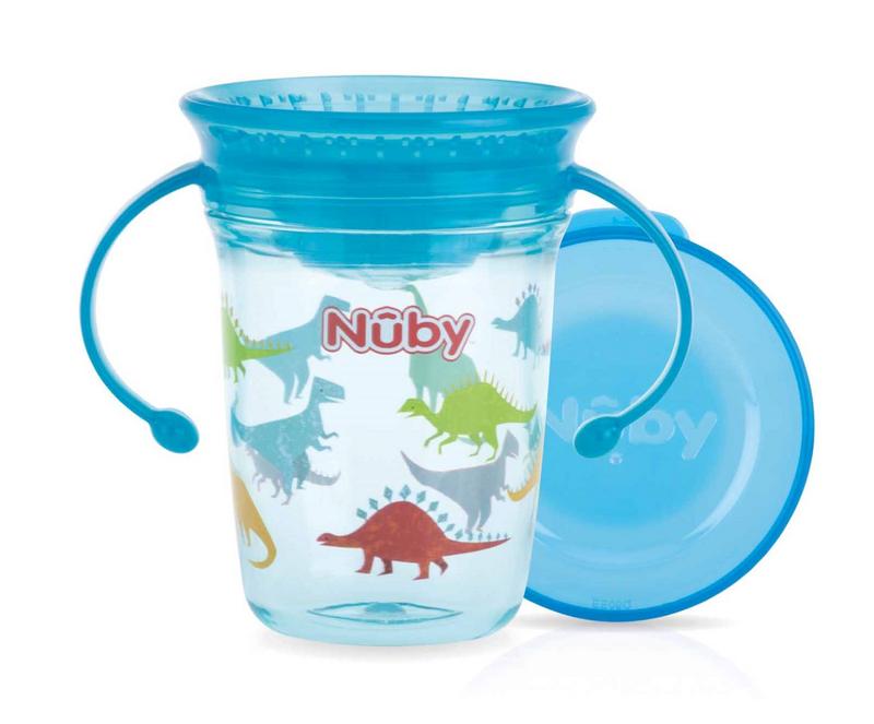 Nuby Wonder cup 240ml aqua 6+ maanden