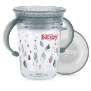 Nuby Wonder cup 240ml grijs 6+ maanden