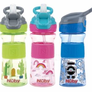 Nuby Flip it beker zachte tuit 360ml 3+ jaar