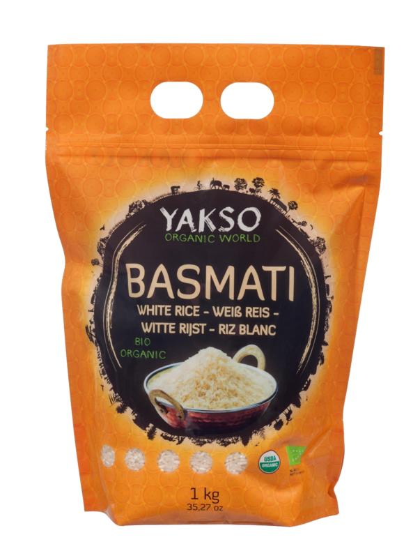 Yakso Basmati rijst wit bio
