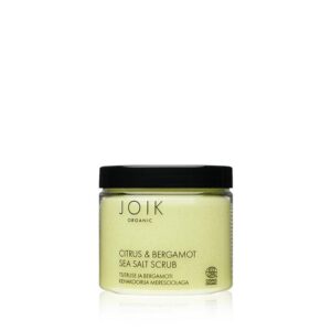Joik Organics Citrus & bergamot sea salt scrub organic vegan