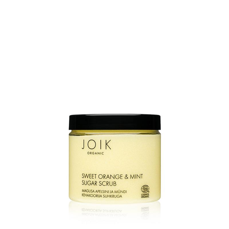 Joik Organics Sweet orange & mint sugar scrub vegan