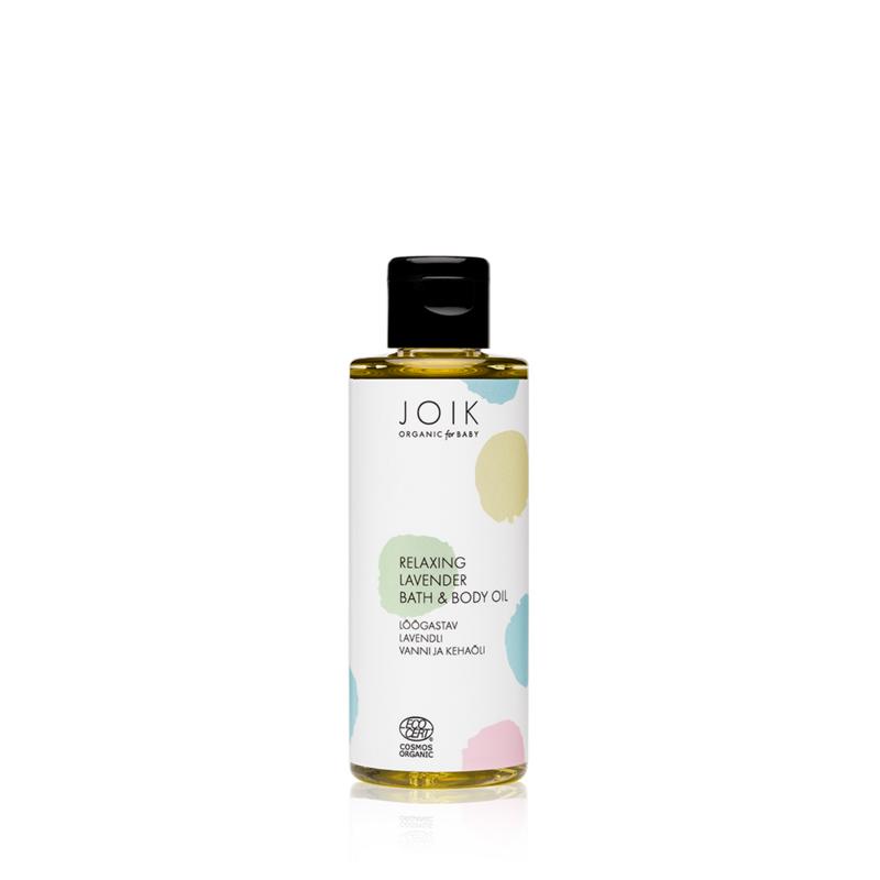 Joik Organics Baby relaxing lavender bath & body oil organic