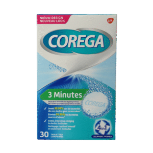 Corega Tabletten 3 minuten