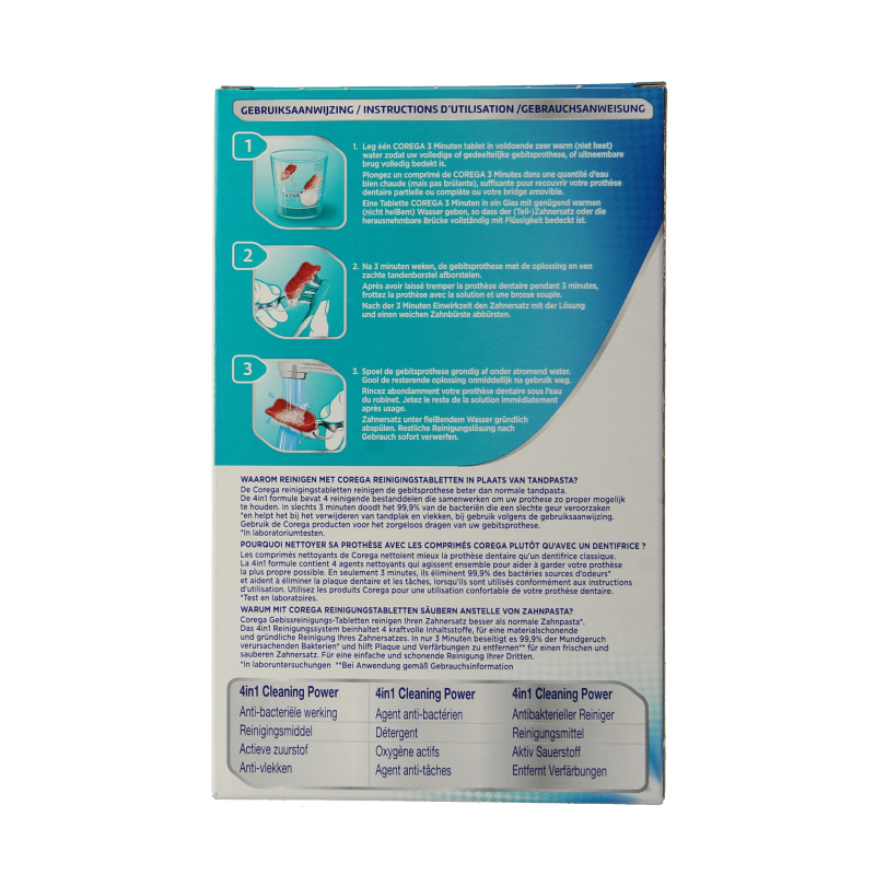 Corega Tabletten 3 minuten - Afbeelding 3