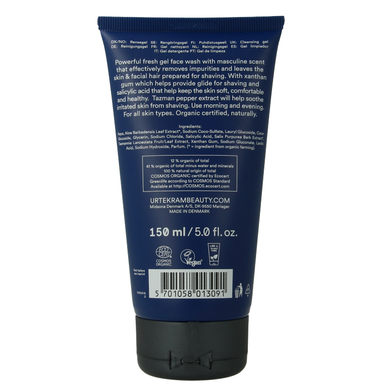 Urtekram Men gezichtswash - Afbeelding 2
