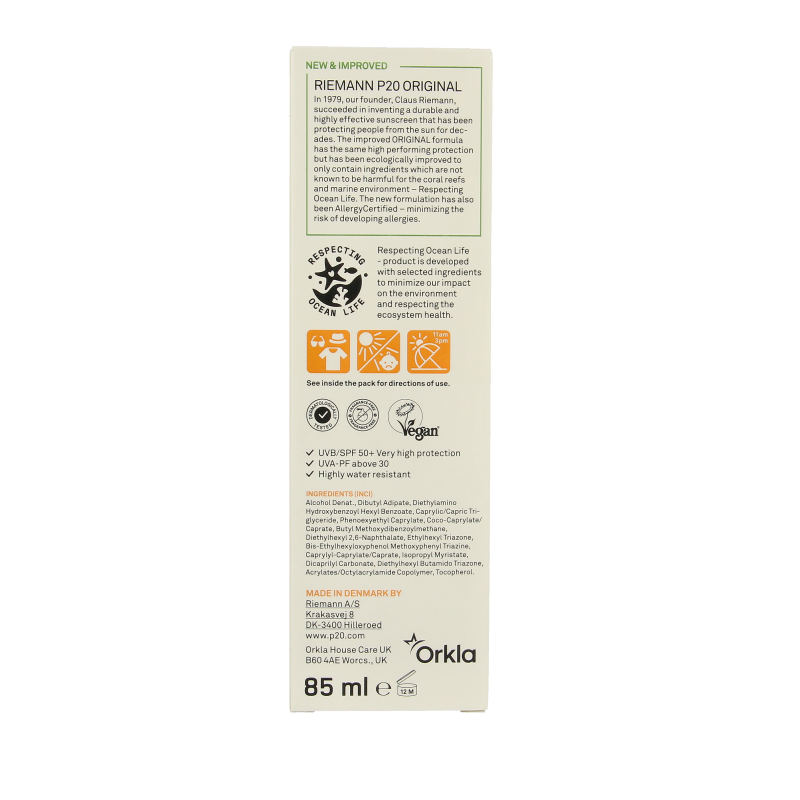 P20 Original spray SPF50+ - Afbeelding 3