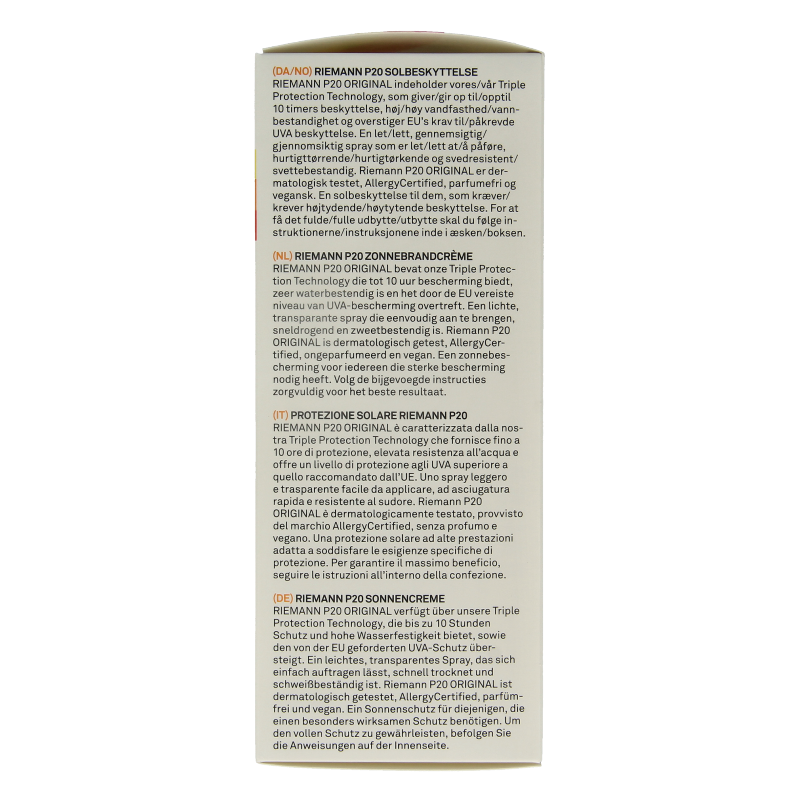 P20 Original spray SPF50+ - Afbeelding 5