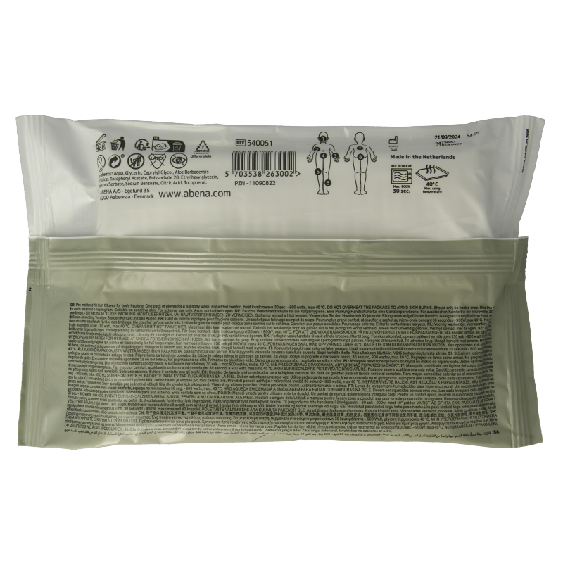 Abena Wet wash washandjes verzorgend - Afbeelding 2