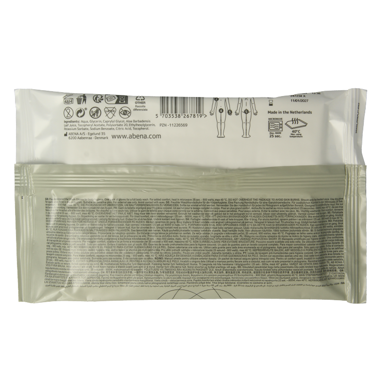 Abena Wet wash washandjes verzorgend - Afbeelding 2