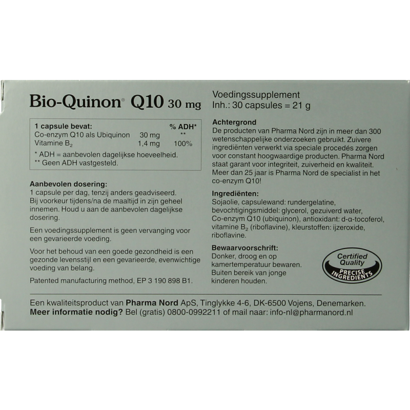 Pharma Nord Bio quinon Q10 30mg - Afbeelding 2