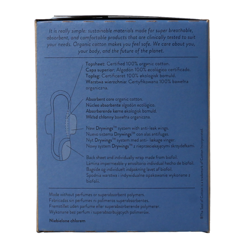 Ginger Organic Maandverband nacht met vleugels - Afbeelding 5