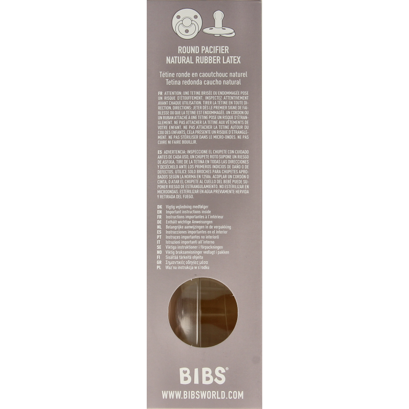 Bibs Fopspeen maat 2 woodchuck/blush 2 pack - Afbeelding 2