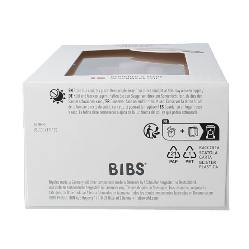 Bibs Fopspeen maat 2 blossom lila - Afbeelding 5