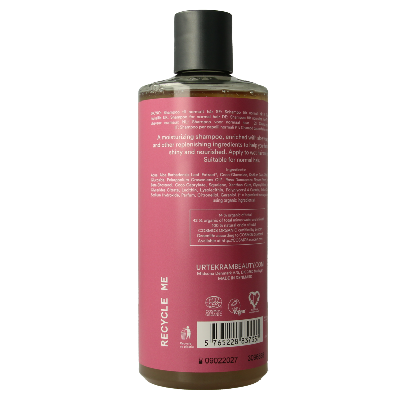 Urtekram Shampoo rozen normaal haar - Afbeelding 3