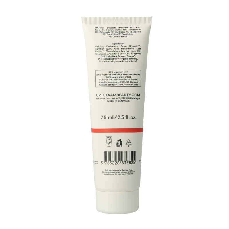 Urtekram Tandpasta tea tree - Afbeelding 2