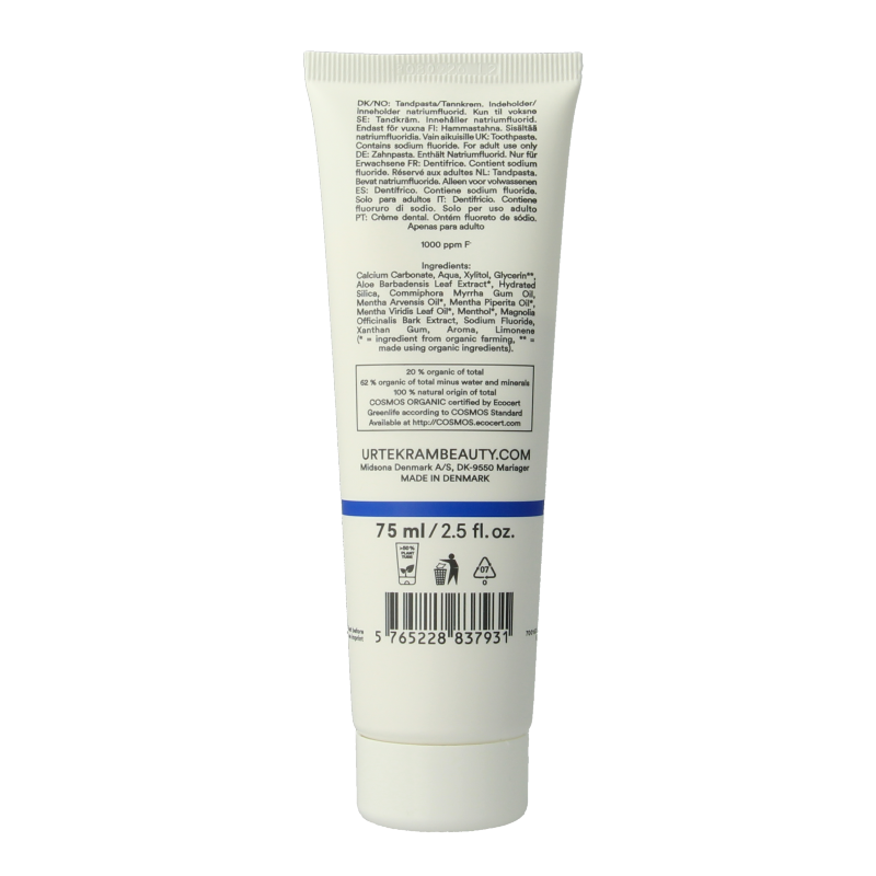 Urtekram Tandpasta mint fluoride - Afbeelding 2
