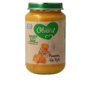 Olvarit Pompoen kip rijst 8M14