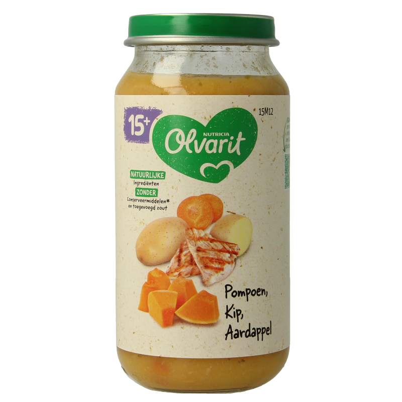 Olvarit Pompoen kip aardappel 15M12