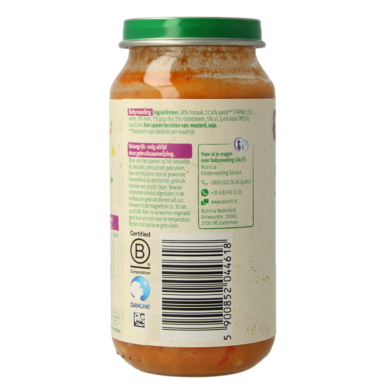 Olvarit Pasta tomaat ham 18M03 - Afbeelding 2