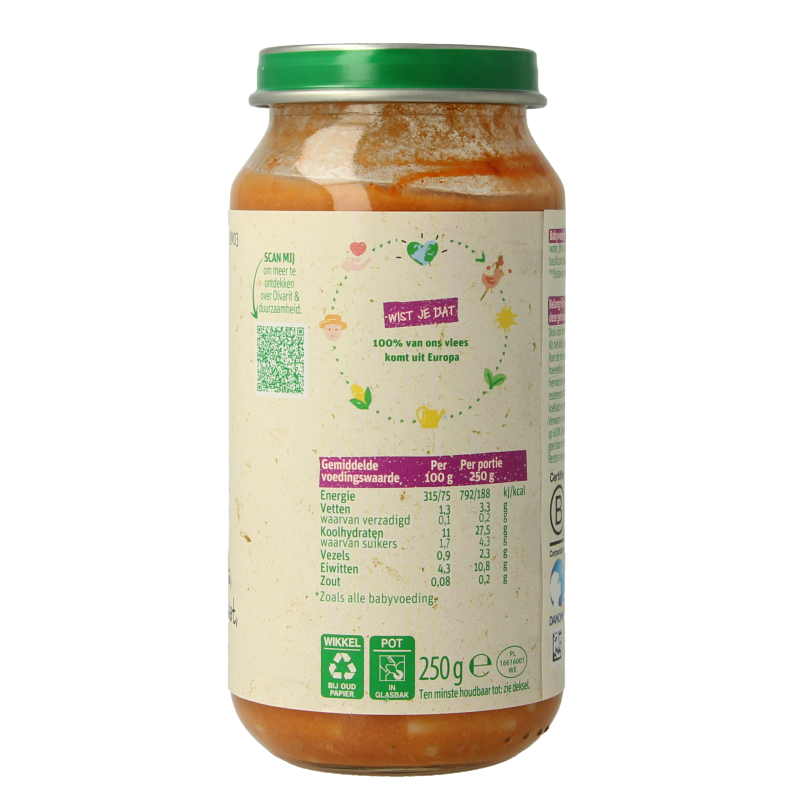 Olvarit Pasta tomaat ham 18M03 - Afbeelding 3