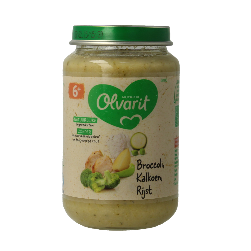 Olvarit Broccoli kalkoen rijst 6M00