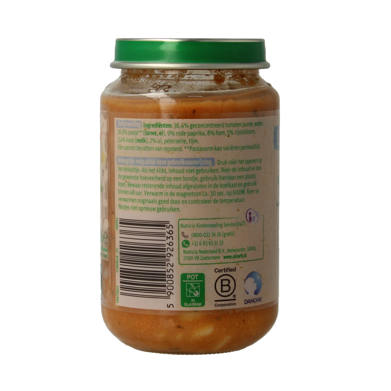 Olvarit Tomaat ham macaroni 8M09 - Afbeelding 2