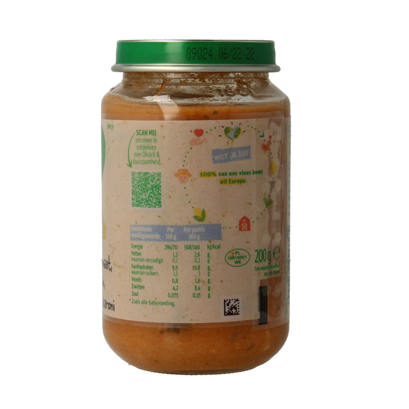 Olvarit Tomaat ham macaroni 8M09 - Afbeelding 3