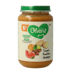 Olvarit Tomaat rundvlees aardappel wortel