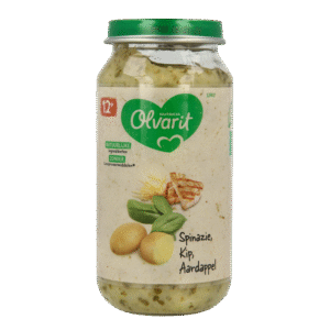 Olvarit Spinazie kip aardappel 12M07