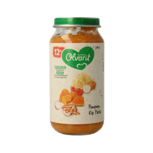 Olvarit Pompoen kip pasta 12M06
