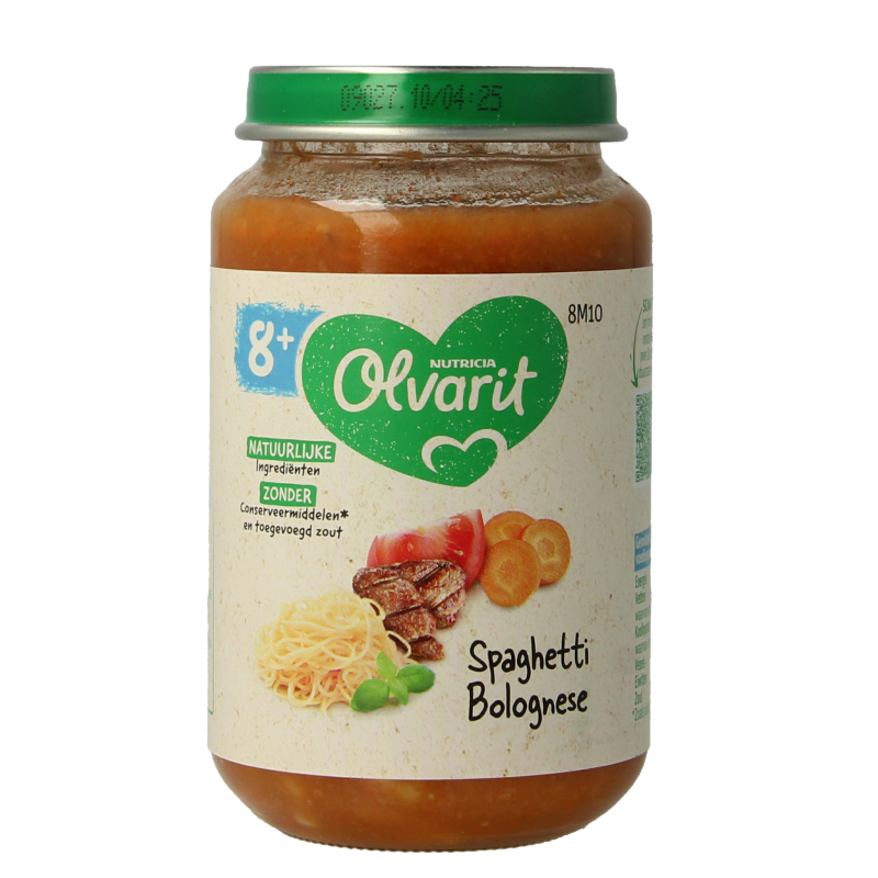 Olvarit Spaghetti bolognese 8M10