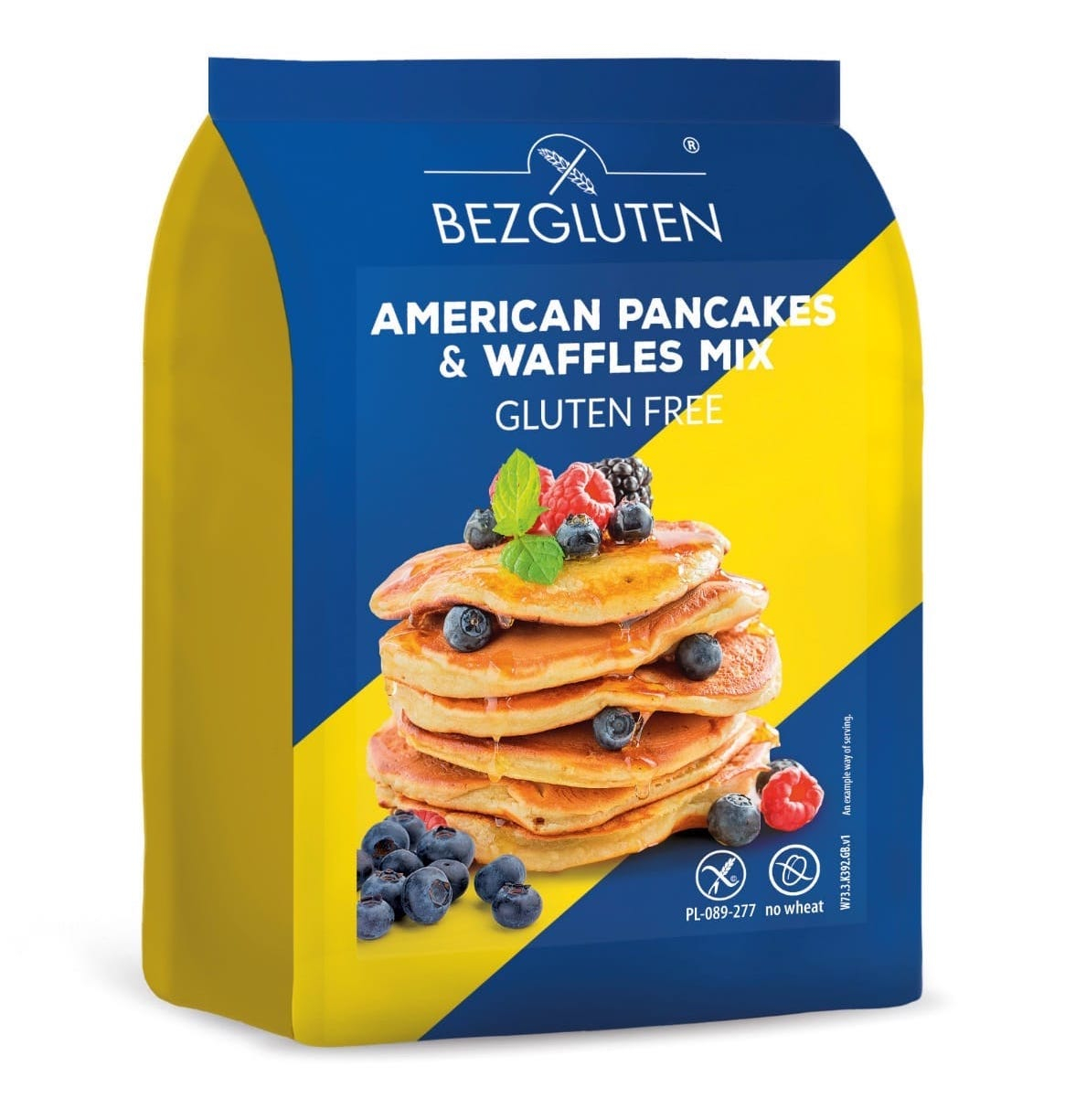Bezgluten American pancakes & waffles mix glutenvrij