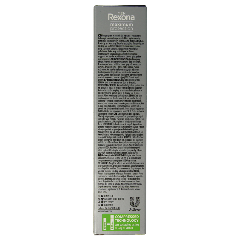 Rexona Deodorant spray men clean scent - Afbeelding 3