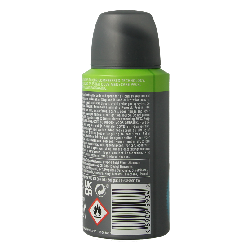 Dove Deodorant spray men+ care clean comfort - Afbeelding 2