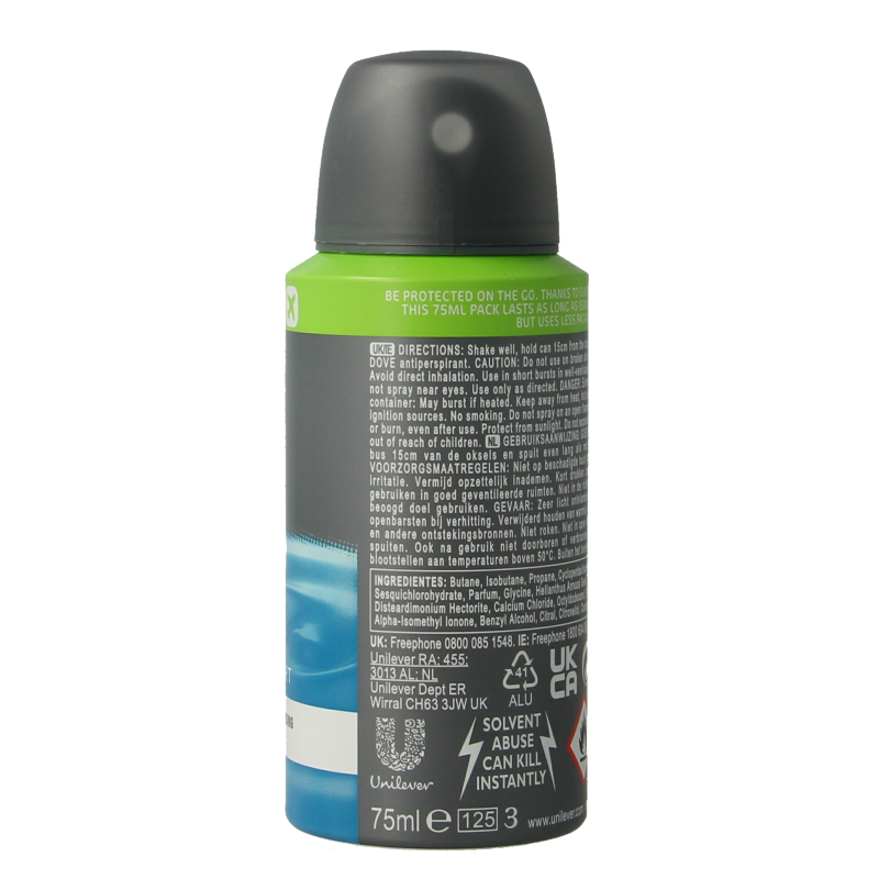 Dove Deodorant spray men+ care clean comfort - Afbeelding 3