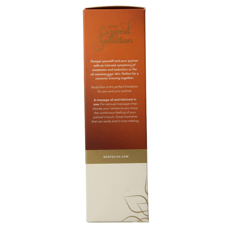 Bodygliss Massage- en glijmiddel in 1 toffee karamel - Afbeelding 2