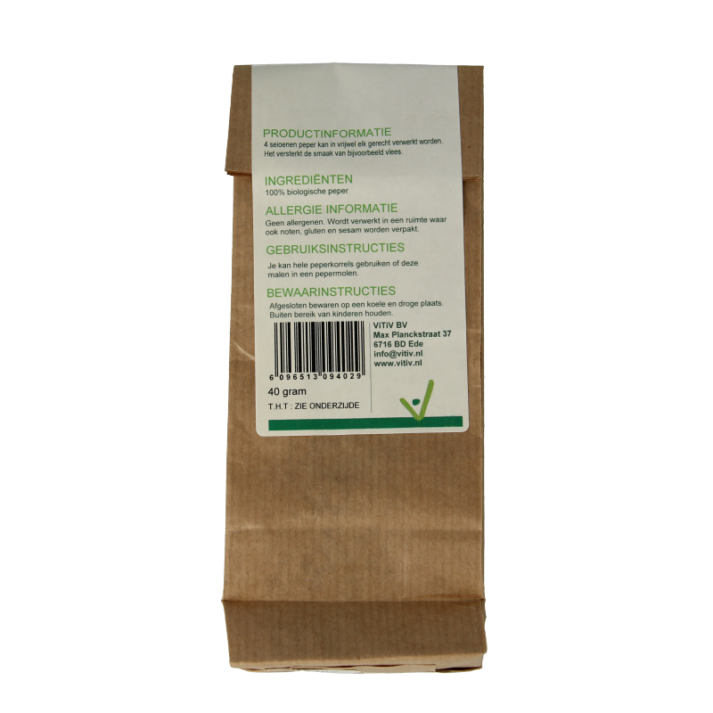 Vitiv Peperkorrels 4 seizoenen bio - Afbeelding 2