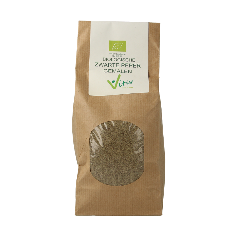 Vitiv Peper gemalen zwart bio