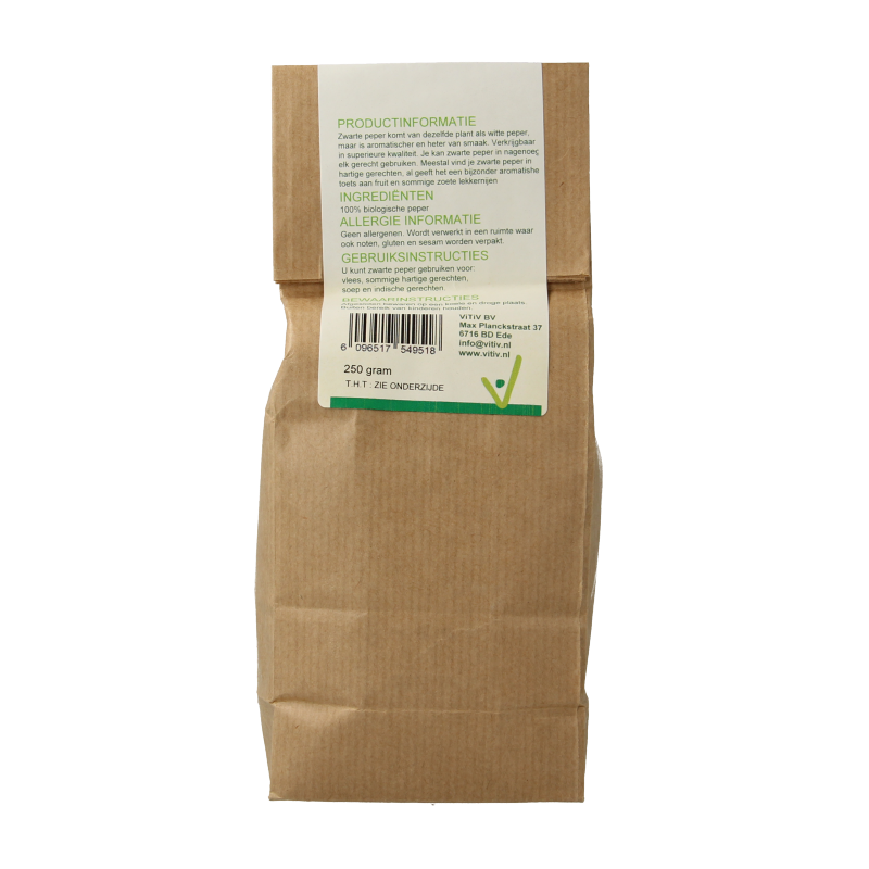 Vitiv Peper gemalen zwart bio - Afbeelding 2