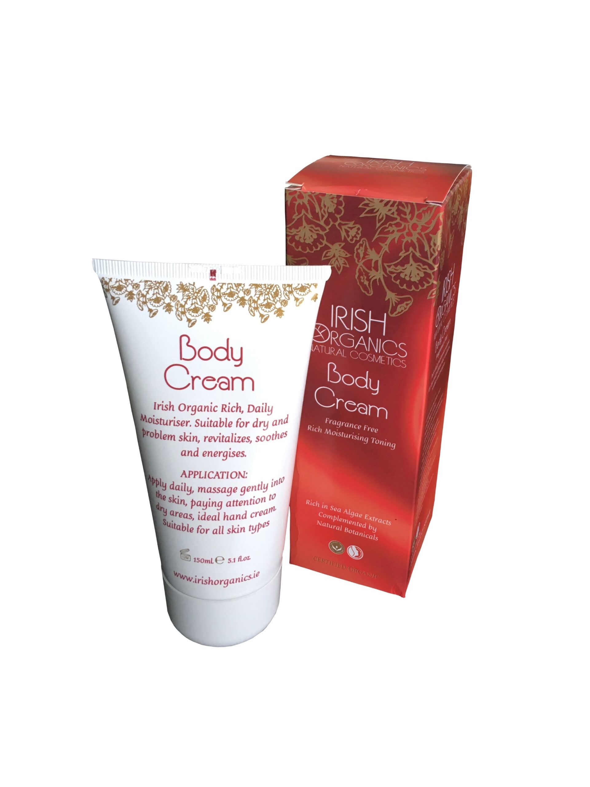 Irish Organics Bodycreme zeewier parfumvrij bio