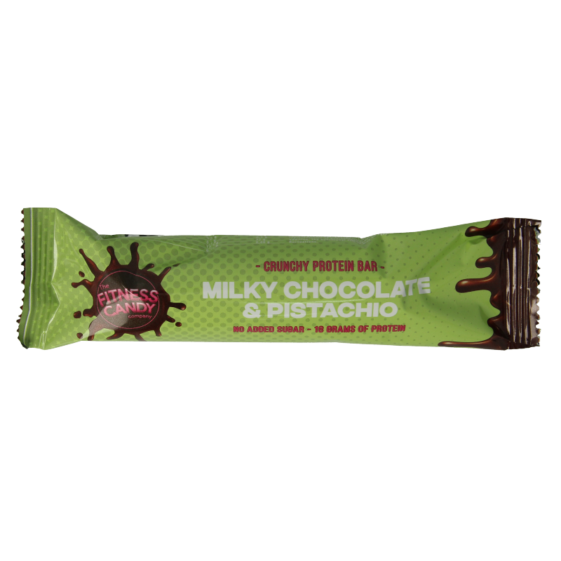 The fitness candy company Milky chocolate & pistachio