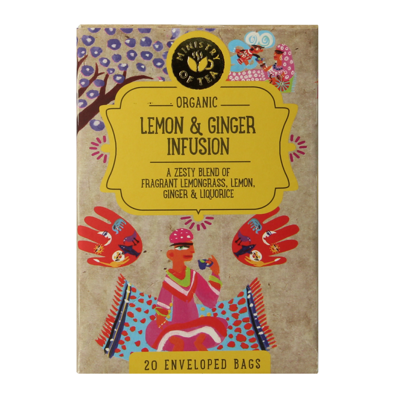 Ministry Of Tea Lemon & ginger bio