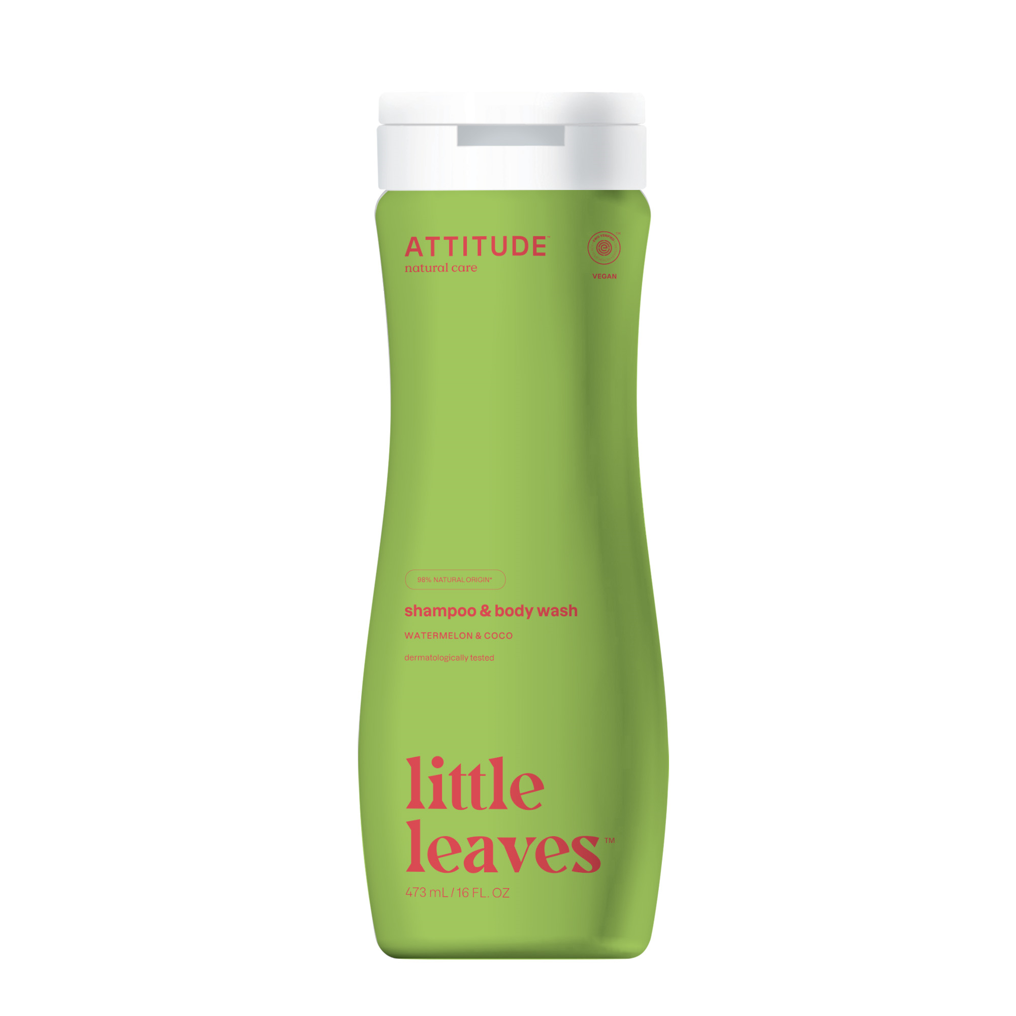 Attitude Shampoo 2 in 1 little leaves meloen