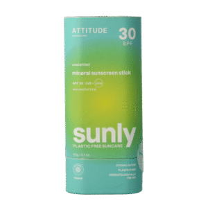 Attitude Sunly zonnebrandstick SPF30 parfumvrij