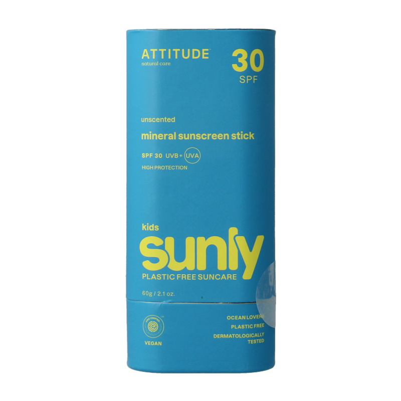 Attitude Sunly zonnebrandstick kids SPF30