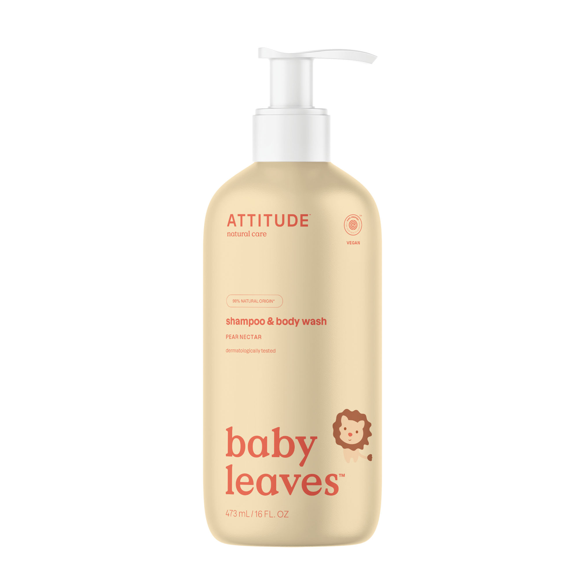 Attitude Shampoo 2 in 1 baby leaves pear nectar