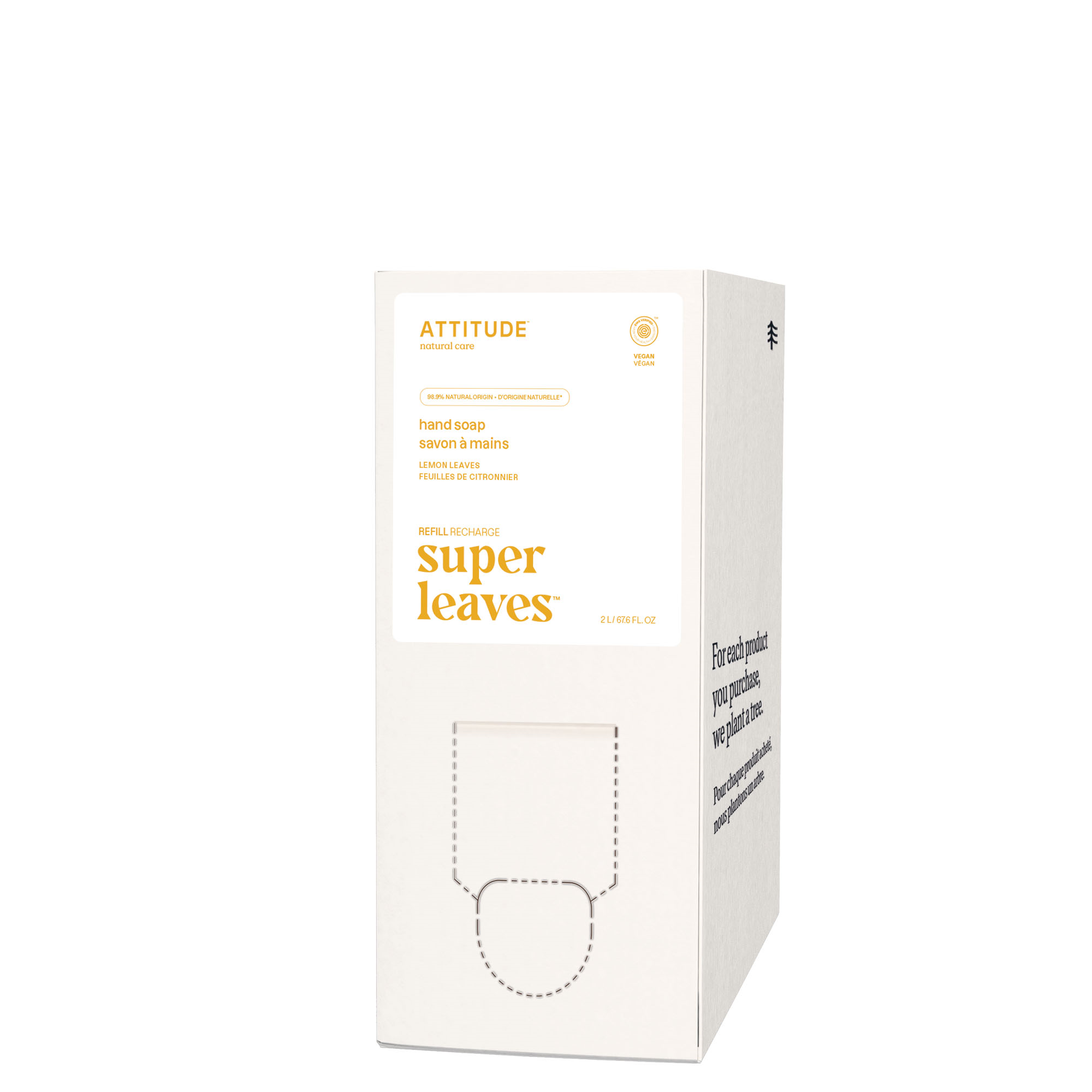 Attitude Super leaves handzeep olive leaves eco refill